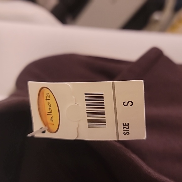 Talbots Pull On Brown pants Pima Cotton sz Small - Picture 3 of 7